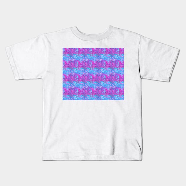 Holographic Pattern Kids T-Shirt by saradaboru